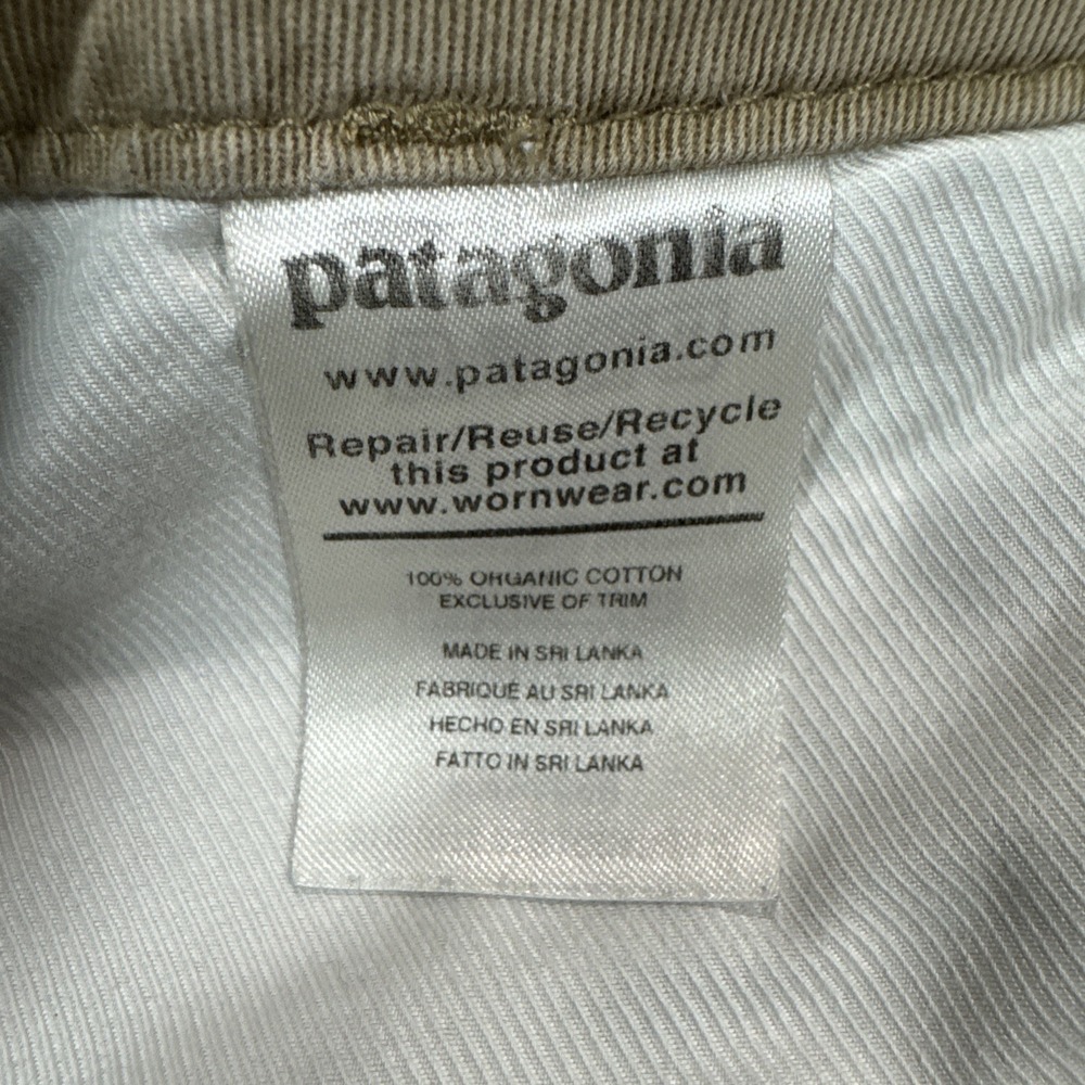 Patagonia Four Canyon Twill Shorts Mens 36 Cotton Flat Front Outdoor Beige 57240 - Picture 9 of 14